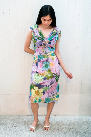 vintage floral dress