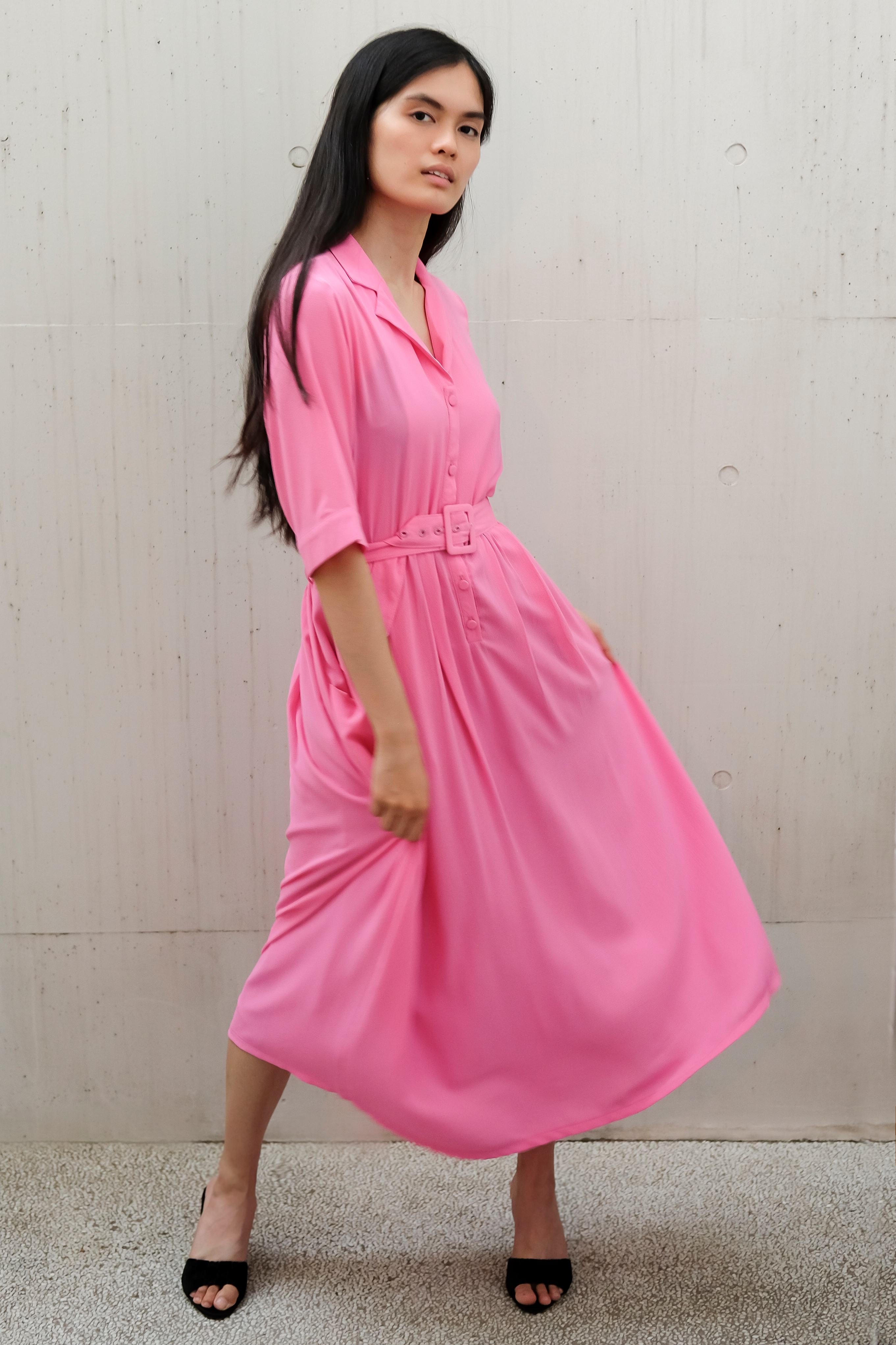 Vintage 80's Dress pink
