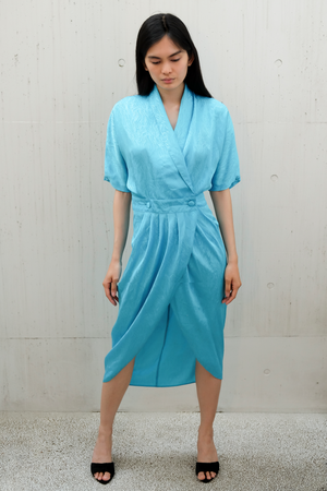 Vintage 80's Dress blue