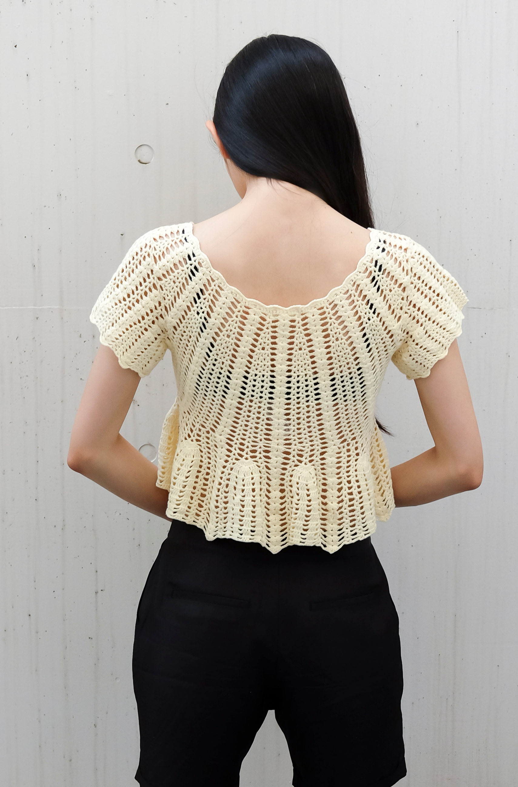 Rope Picnic Knit Top rear view