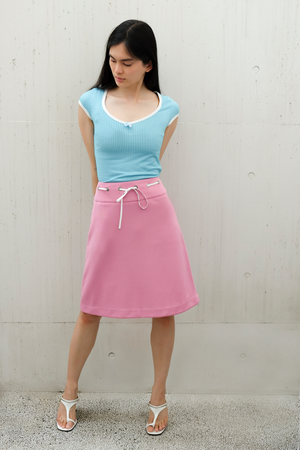 Vintage Courreges Skirt, pink